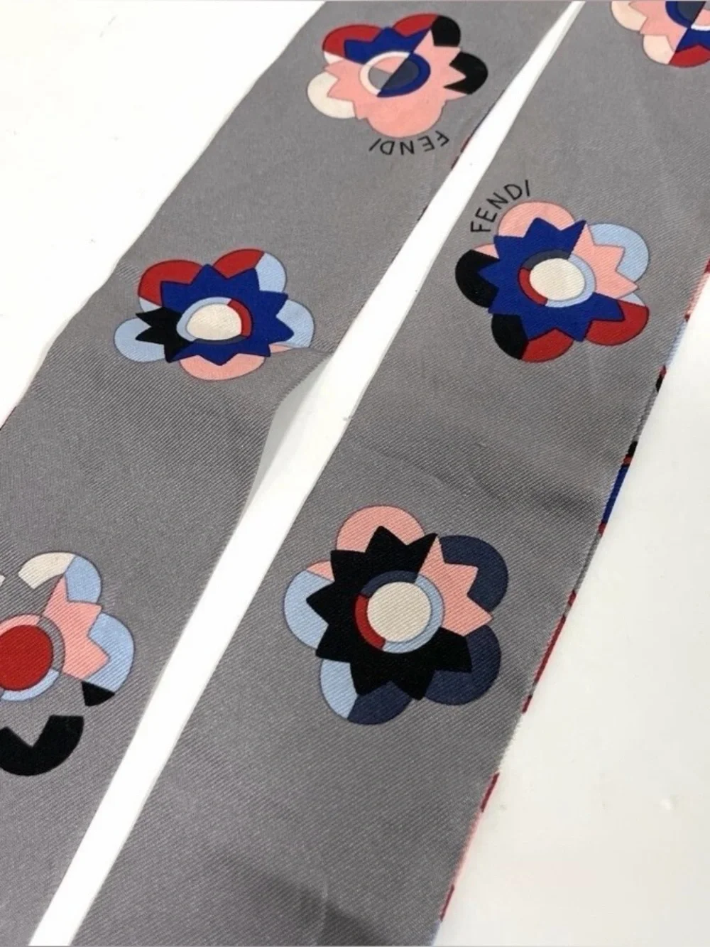 Fendi Silk Twilly Scarf